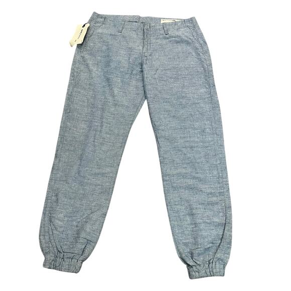 Rag And Bone Pajama Jean Pants Grimsby 29 Blue Woven Relaxed Jogger Boho Casual - Picture 1 of 7